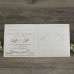 Foil Printing Wedding Invitation with Buckle and Lace Decoration Half Fold Card Elegant Invitation 